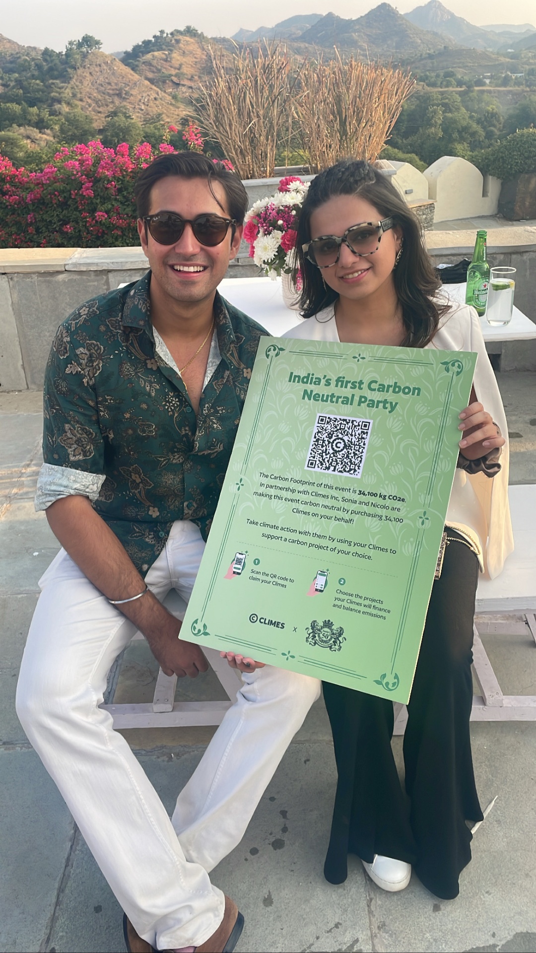 India's first carbon-neutral private party at RAAS Devigarh