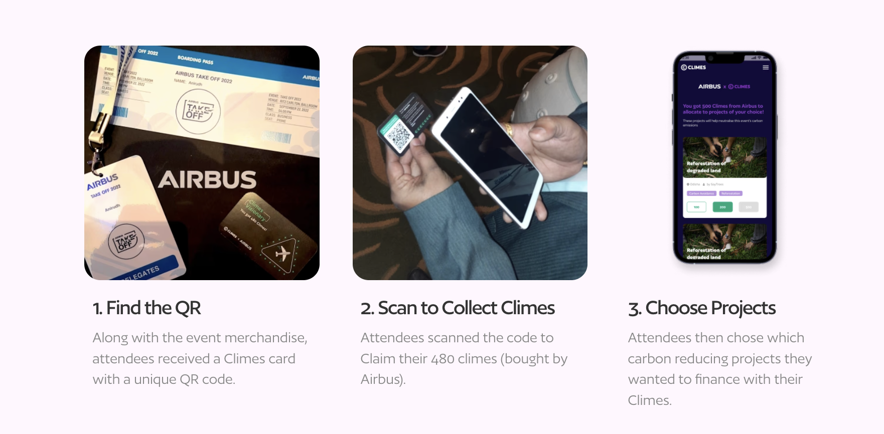 Climes voting 3-step flow